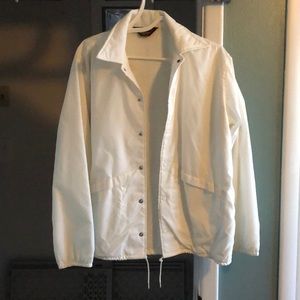 Vintage windbreaker, White, Medium